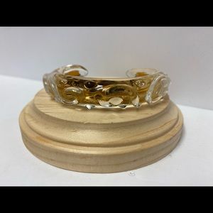 Glass Cuff Bracelet